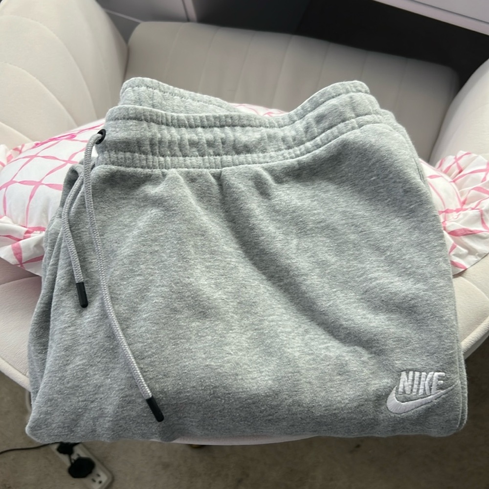 Gray Nike Cuffed Sweaatpants - image 1
